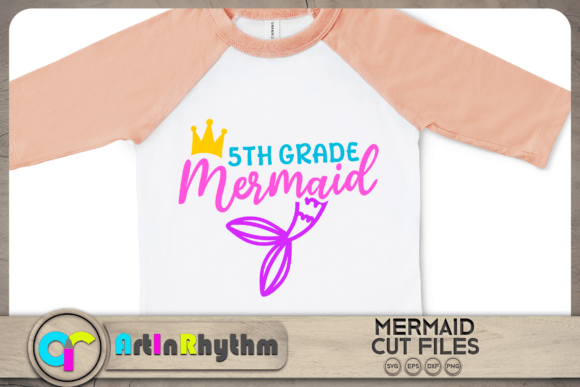 5th Grade Mermaid SVG: A Graphics & Crafts Asset for Creative Publishers