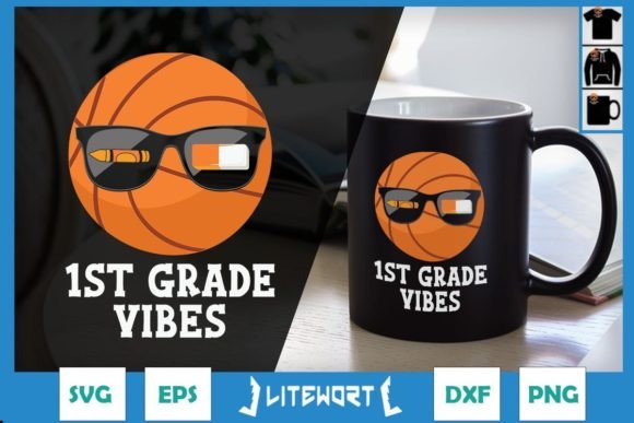 Back to School 1st Grade Vibes Graphics for Crafts