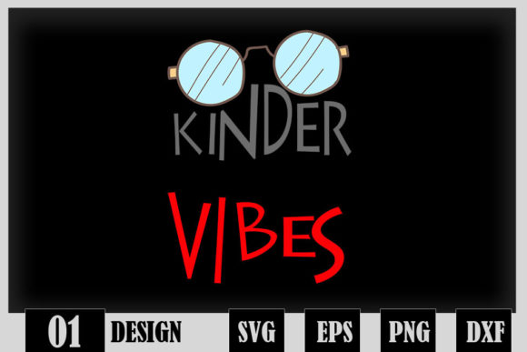 Back to School Kindergarten Vibes Graphics