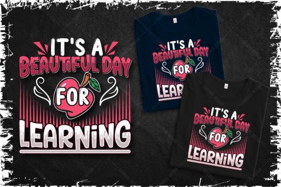 Back to School Learning T-shirt Design: A Graphic Asset for Branding and Marketing