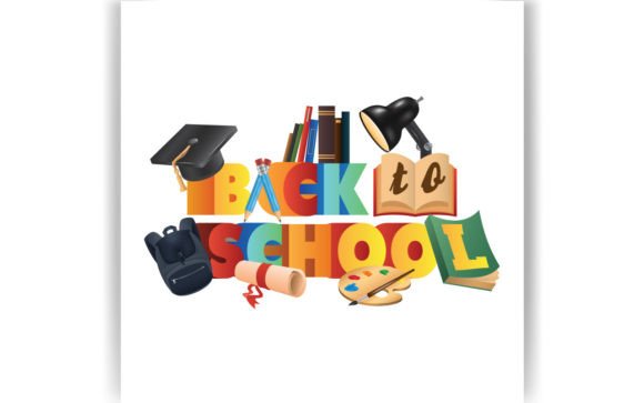 Back to School Lettering on Chalkboard
