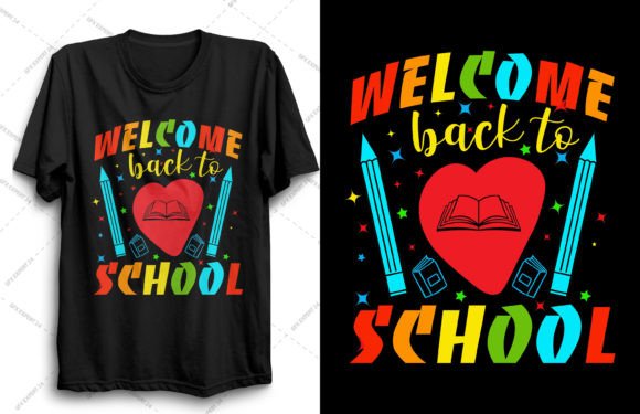 Back to School T-shirt Design Free Graphics for Crafting
