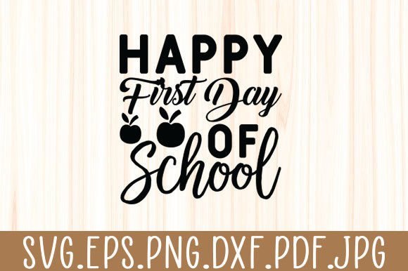 Back To School Teacher Student Happy Graphics for Crafts