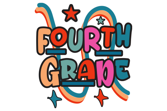 Fourth Grade Back to School Graphics for Crafts