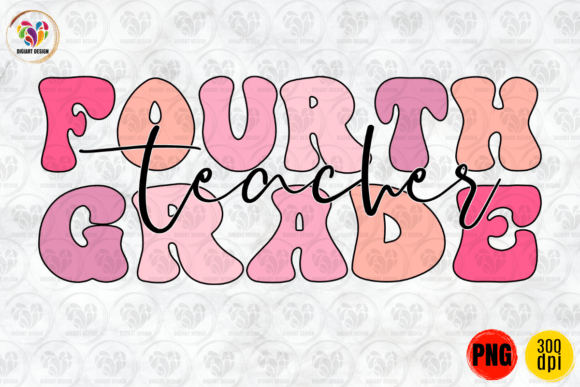 Fourth Grade Teacher, Back to School Graphics