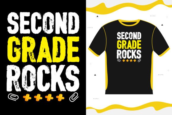 Second Grade Rocks Back to School Graphics