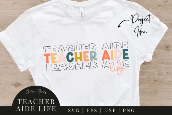 Teacher Aide Life SVG - Back to School
